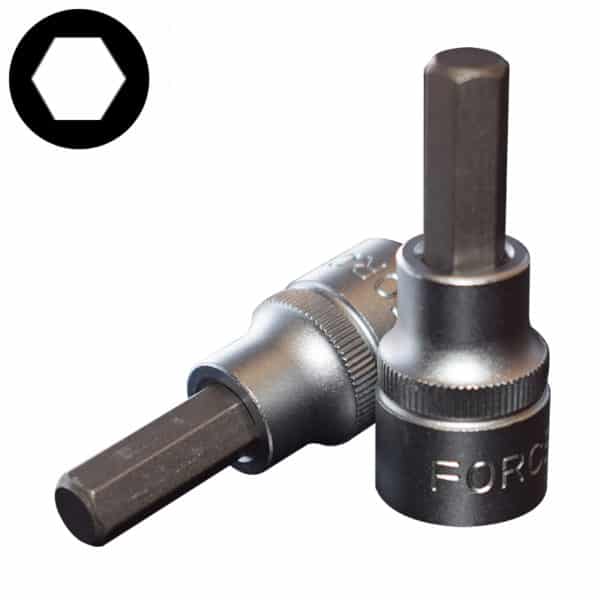 3/8" Drive Hex Socket Bit 8MM 50MM Length