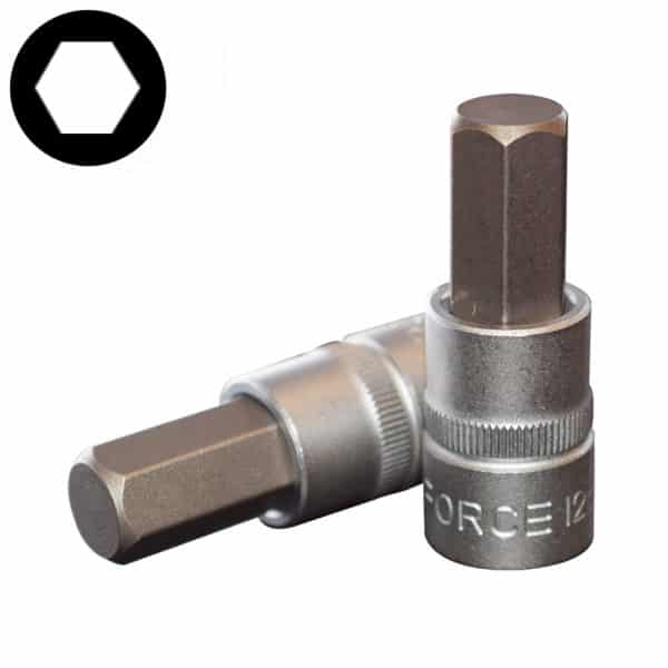 3/8" Drive Hex Socket Bit 12MM 50MM Length