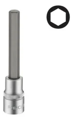 1/2" Drive Hex Socket Bit 7MM 100MM Length