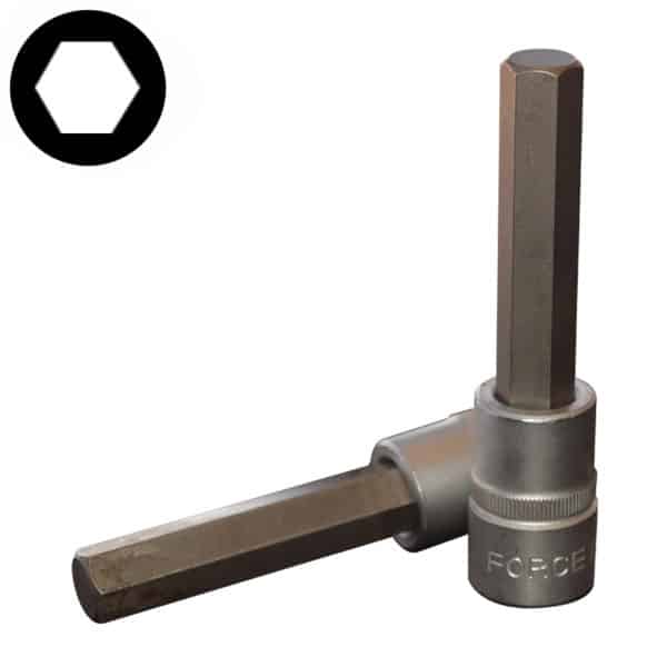 1/2" Drive Hex Socket Bit 13MM 100MM Length