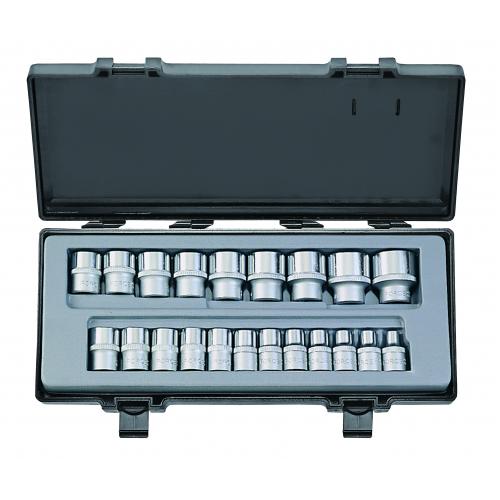 21PC 1/2" Drive Surface Socket Set 8-32MM