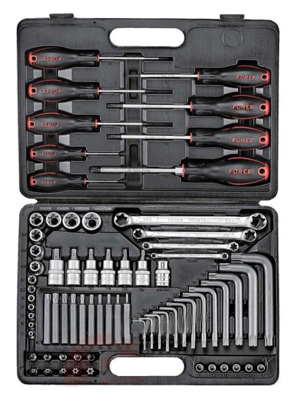 73PC 1/4" & 1/2" Drive Star Set