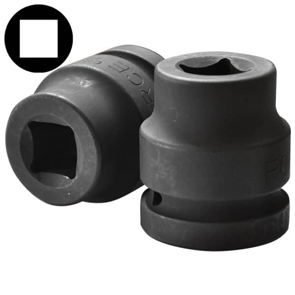 1" Drive Square Impact Socket 19MM 60MM Length