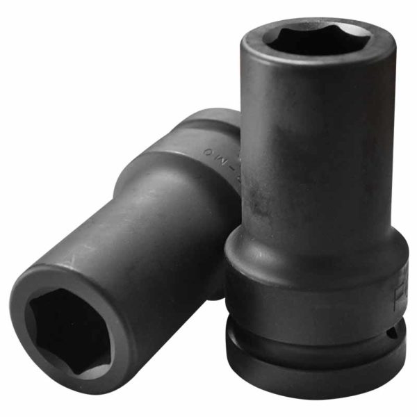 1" Drive 6PT Flank Deep Impact Socket 24MM 100MM Length