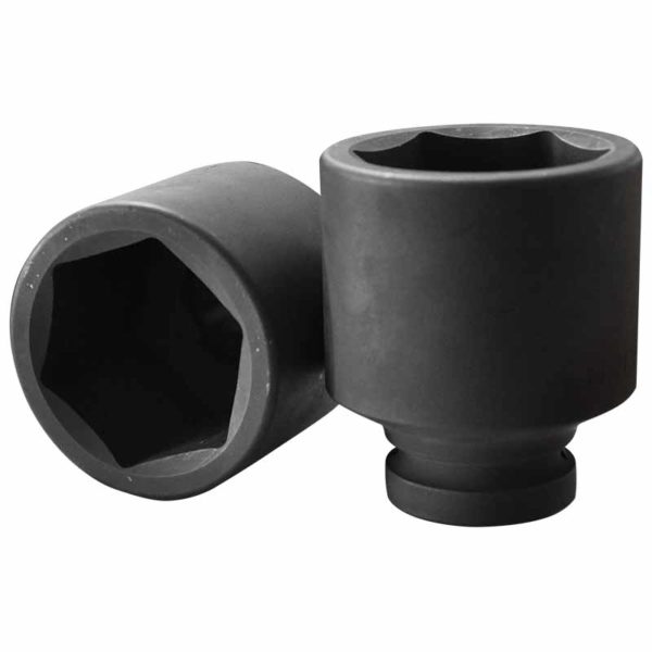 1" Drive 6PT Flank Deep Impact Socket 60MM 100MM Length
