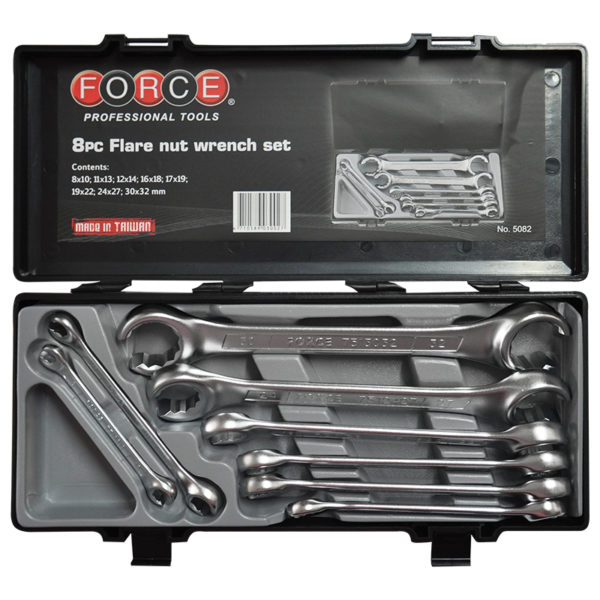 8PC Flare Nut Wrench Set 8 x 10–30 x 32MM