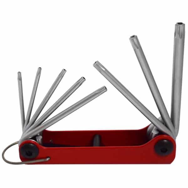 8PC Star Tamperproof Key Set Folding T9H-T40H