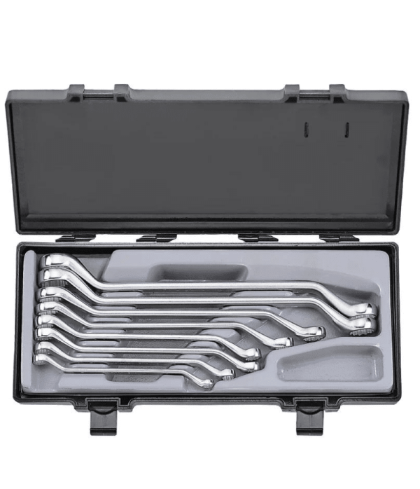 8Pc  45° Degree Ring Wrench Set 8MM X 9MM - 22MM X 24MM