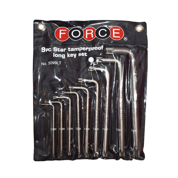 9PC Long Star Tamperproof Key Set T20H–T60H