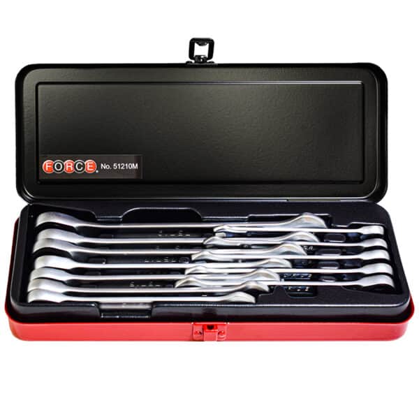 12PC Flat Ratchet Wrench Set 8-19MM