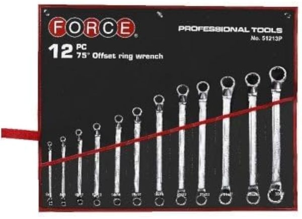 12PC  45° Degree Offset Ring Wrench Set 6 x 7-30 x 32MM