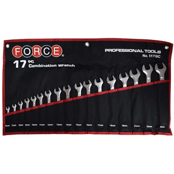 17PC Combination Wrench Set 6-24MM
