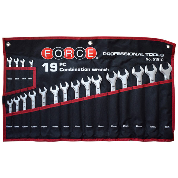19PC Combination Wrench Set 6-24MM