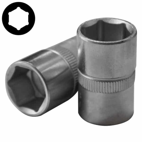 3/8" Drive 6PT Flank Socket 13MM 28MM Length