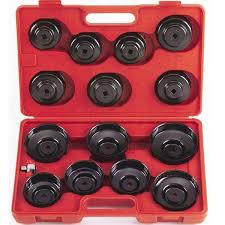 15PC Cup Type Oil Filter Wrench Set