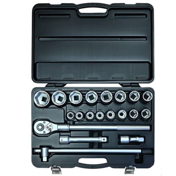20PC 3/4" Drive 6PT Socket Set 19-50MM