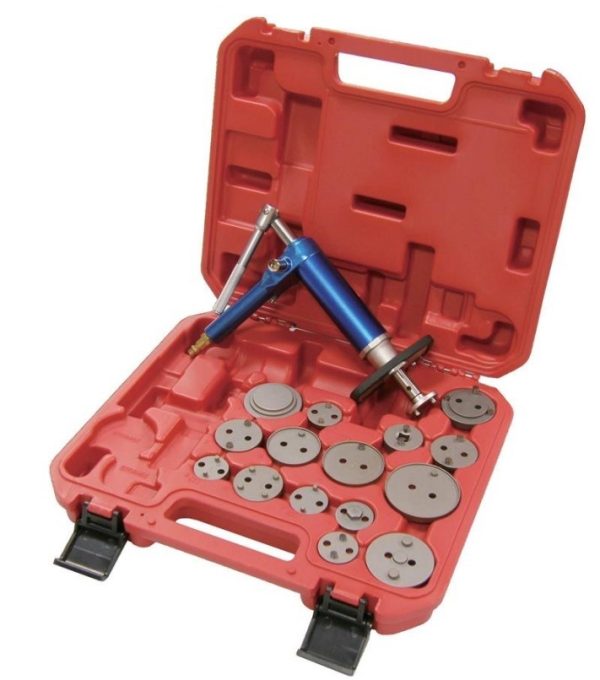 16PC Air-Powered Brake Caliper Wind Back Tool Set