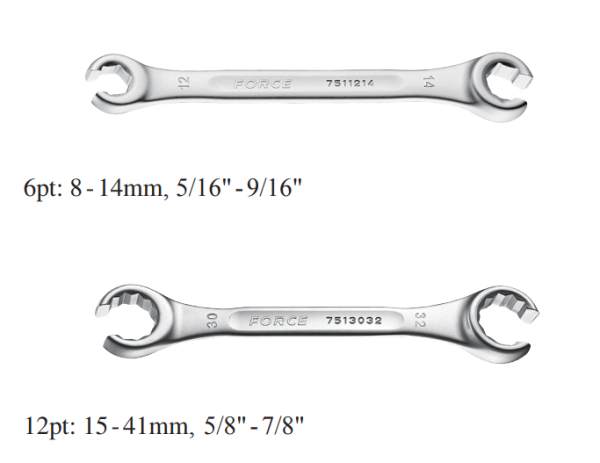 Flare Nut Wrench 12 X 13MM 165MM Length