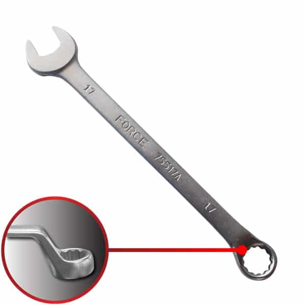 75° Offset Combination Wrench 17MM 230MM Length