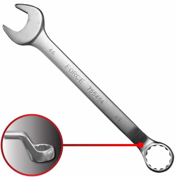 75° Degree Offset Combination Wrench 46MM 500MM Length