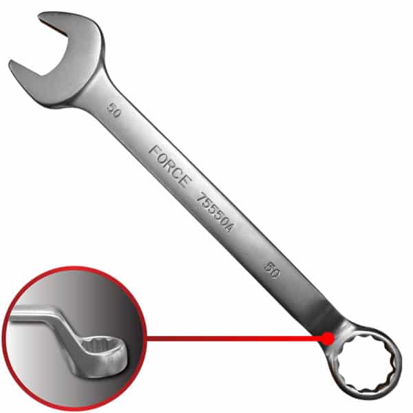 75° Degree Offset Combination Wrench 50MM 540MM Length