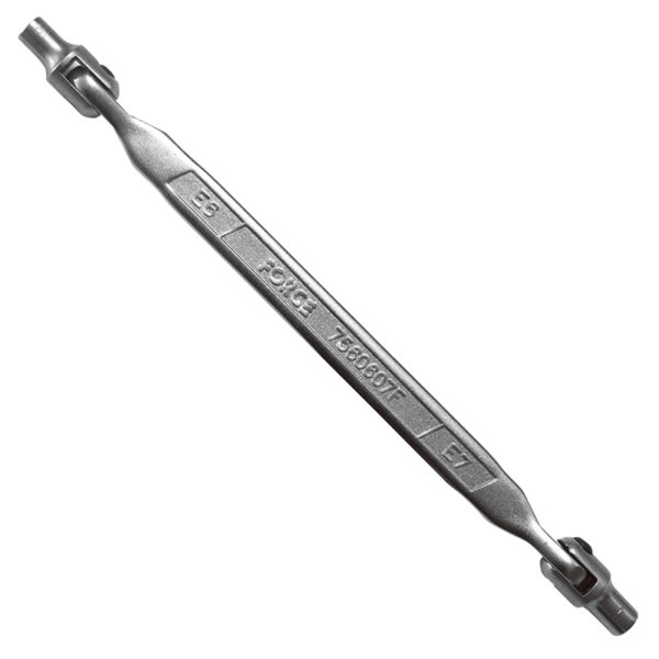 Hinged Star Socket Wrench E6 x E7 198MM Length