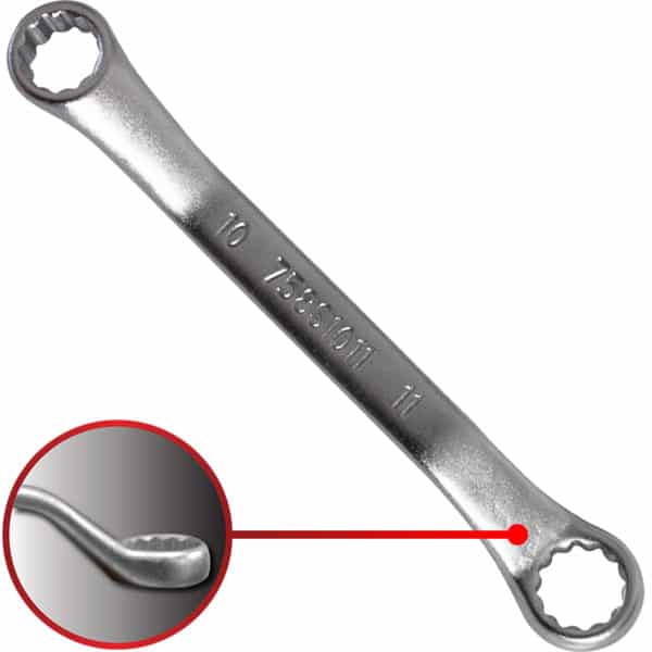 Midget 45° Degree Offset Ring Wrench 10 x 11MM