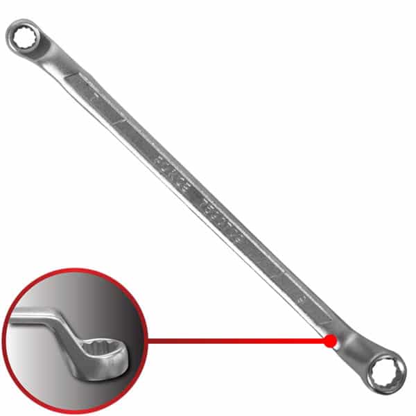 75° Degree Offset Ring Wrench 7X9MM 190MM Length