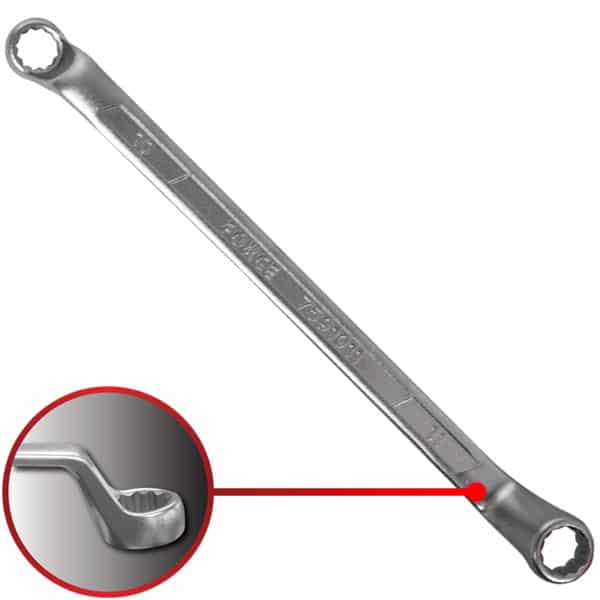 75° Degree Offset Ring Wrench 10X11MM 205MM Length