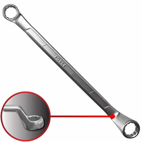75° Degree Offset Ring Wrench 19X22MM 325MM Length