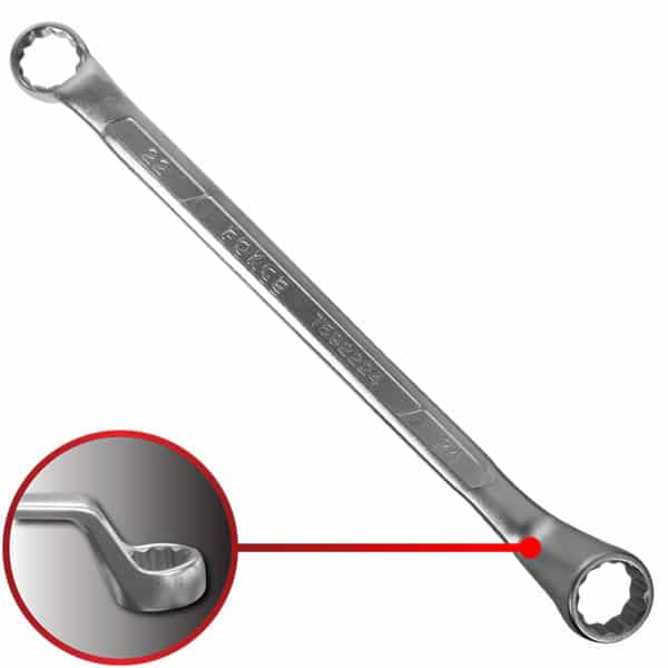 75° Degree Offset Ring Wrench 22X24MM 335MM Length