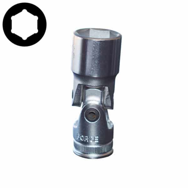 3/8" Drive Universal 6PT Flank Socket 3/8" 42MM Length