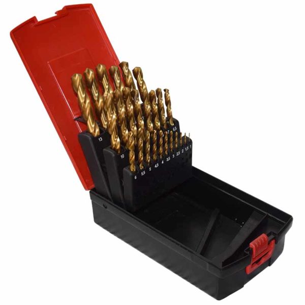 25PC Twist Drill Set 1.0MM-13.0MM