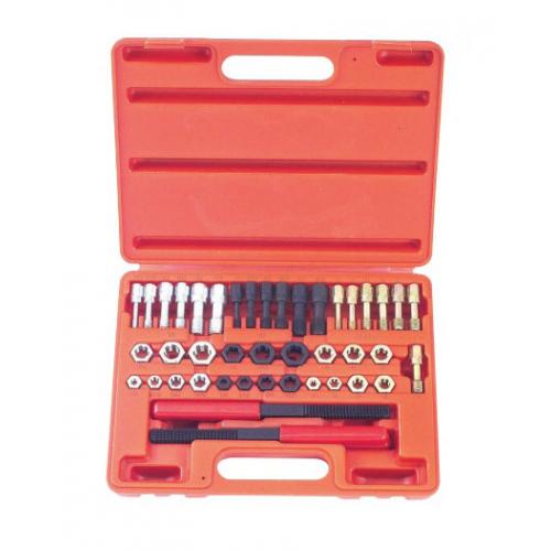 43PC UNF UNC & Metric Rethreader Set