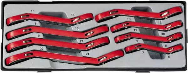 8PC Offset Ratchet Ring Spanner 6MM-22MM