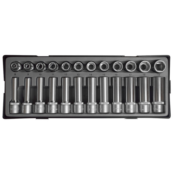 24PC 1/2" Drive Flank Socket Set