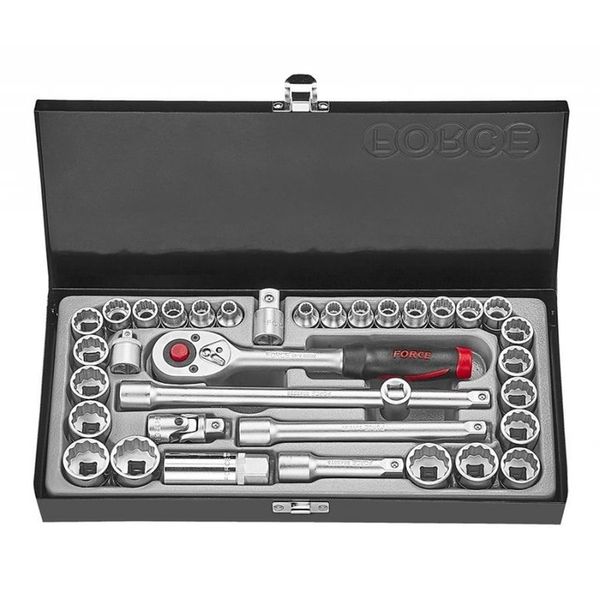 35PC 3/8" Drive 6PT Socket Combination Set 6-21MM