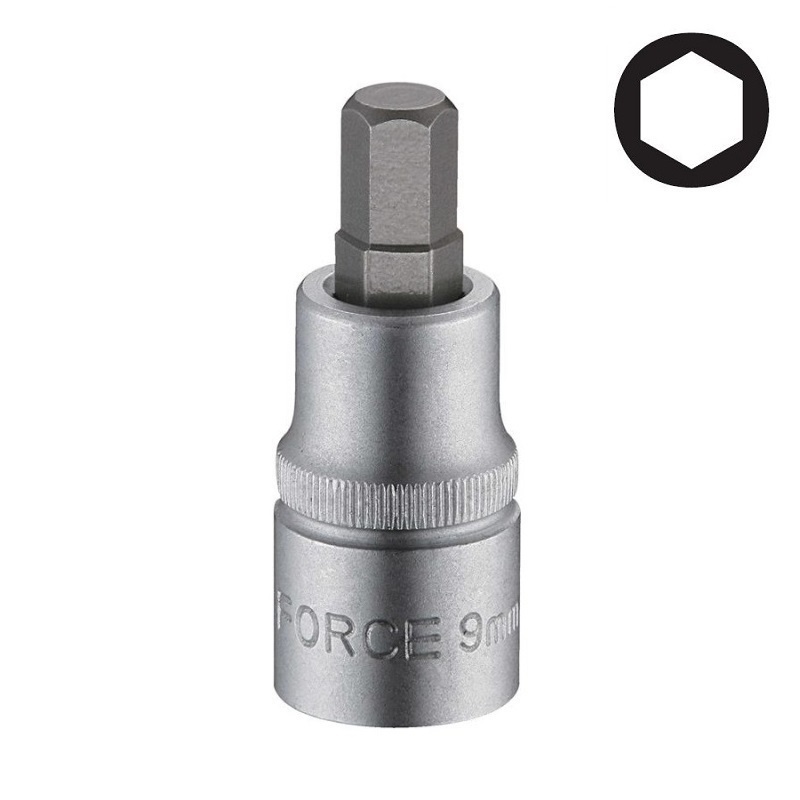 force-344055.jpg 1/2" Drive Hex Socket Bit 11MM 55MM Length - Image 1