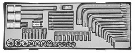 52PC Star Bit Set 1/4" Drive E4-E8 3/8" Drive E10-E20