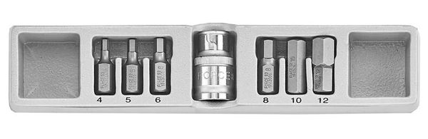 7PC Hex Bit Set 4-12MM