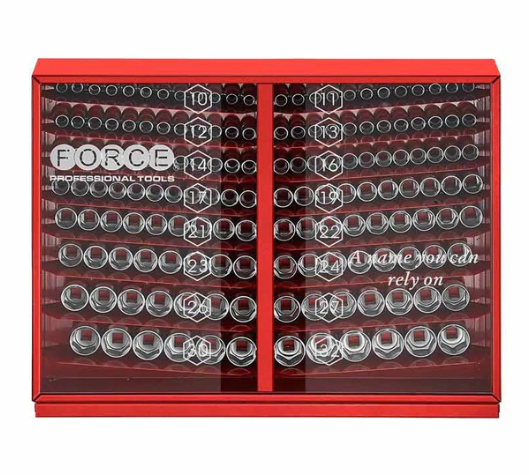 163PC 1/2" Drive 6PT Deep Socket Set 13-32MM