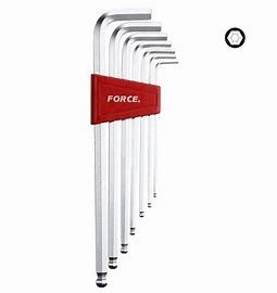 7Pc Long Hex Ball Point Key Set Sae 3/32" 3/8"