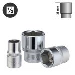 1/2" Drive 6PT Socket 8MM 38MM Length