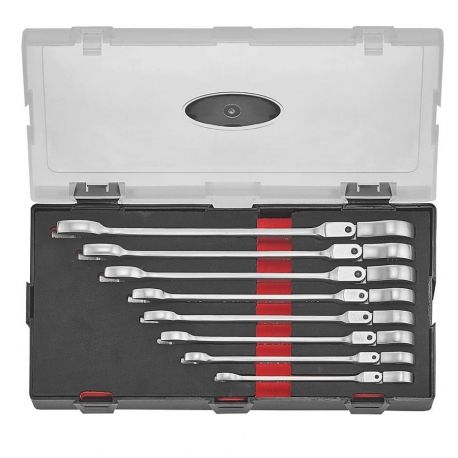 8PC Flexible Ratchet Wrench Set 5/16"–3/4"