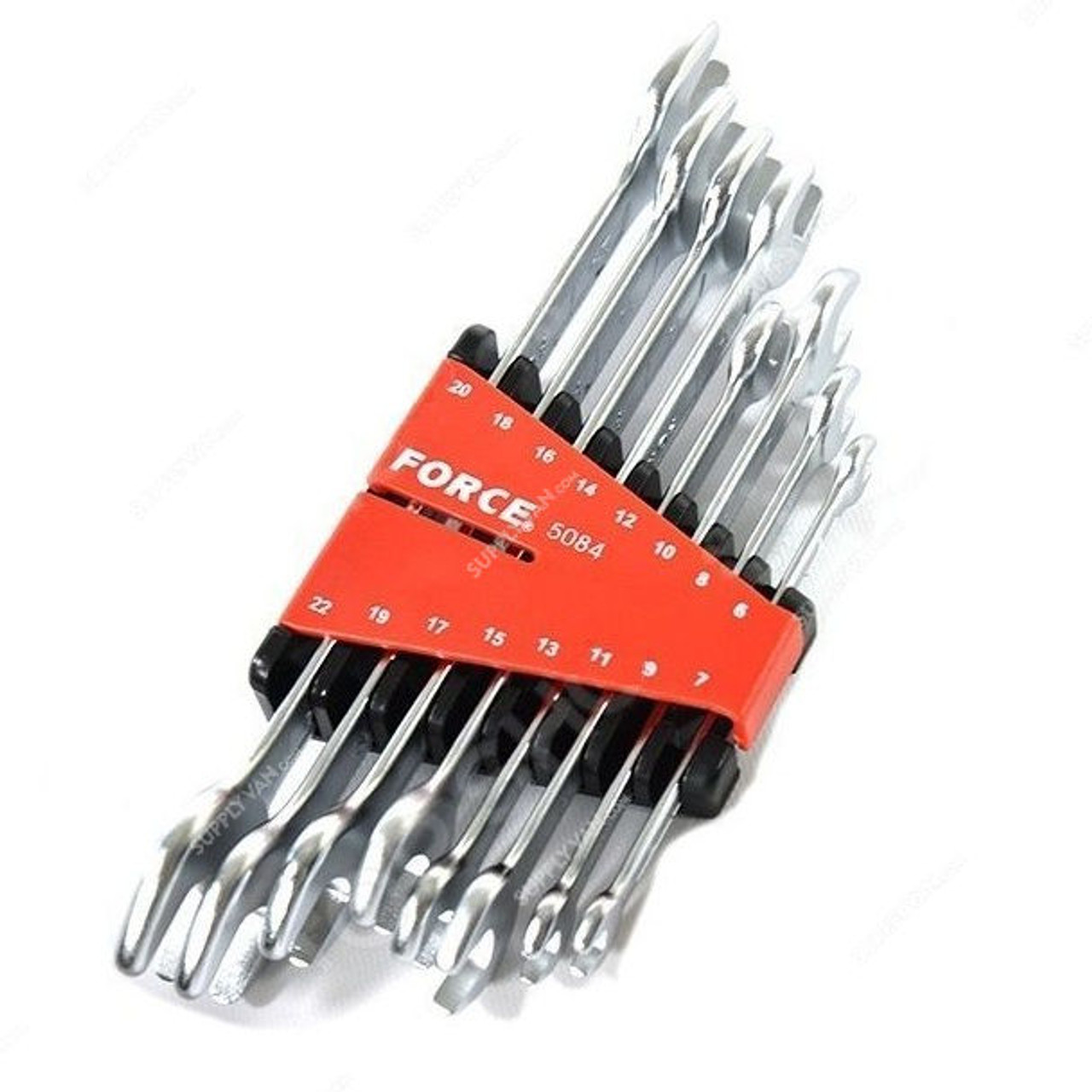 force_5084_01__89337.jpg 8Pc Double Open End Wrench Set 6MM 22MM - Image 1