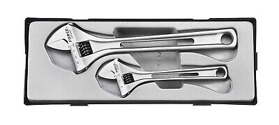 2PC Adjustable Gauged Wrench Set
