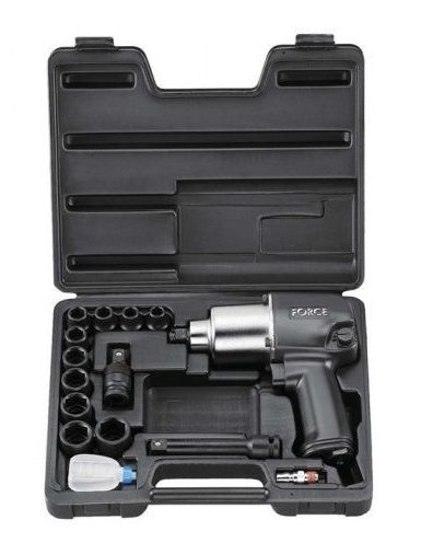 14PC 1/2" Drive Impact Wrench 1566NM 6PT Socket Set 10-24MM